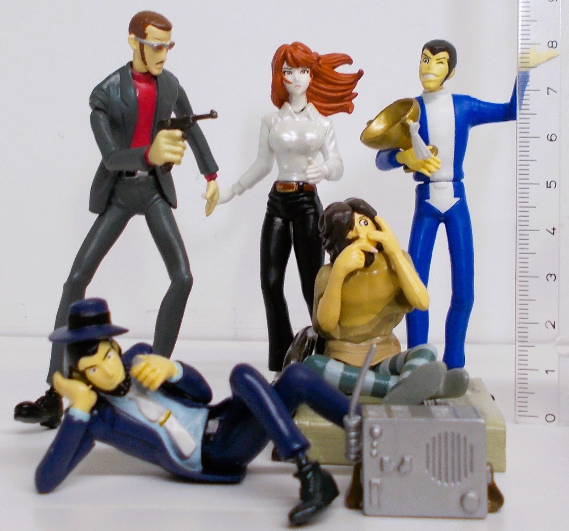 ルパン三世 HGシリーズ ミニフィギュア全6種セット バンダイ SB15 HG